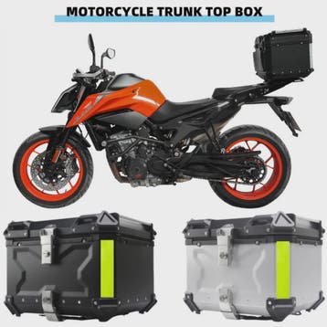 Universele Motor Topcase Aluminium Bagagekoffer - 45L/55L/65, Verzenden, Nieuw