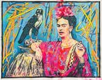 Joaquim Falco - FRIDA KAHLO UNIQUE. XXL Hand painted