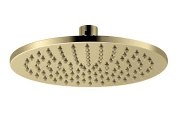 Uniforma Hoofddouche 30 cm Geborsteld messing / Goud (PVD), Ophalen of Verzenden, Nieuw, Rvs, Bad