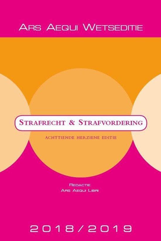 Strafrecht & strafvordering / 2018/2019 / Ars Aequi, Boeken, Wetenschap, Gelezen, Verzenden