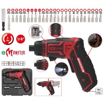KS Tools eMONSTER Accu-Bit-Schroefmachine Set 3,6V –, Verzenden, Nieuw