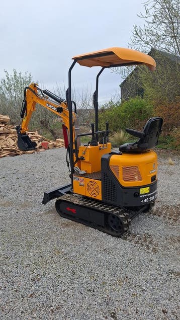Minigraver Minigraafmachine Kingway Bagger1000 GOEDKOOP!, Verzenden, Graafmachine
