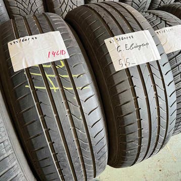 2 x Goodyear 235-60-17 Zomerbanden 5,5mm, Gebruikt, 17 inch, Ophalen of Verzenden, 235 mm