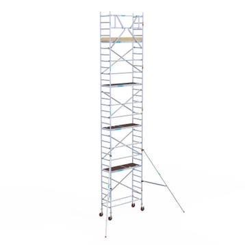 Rolsteiger Basic 75x190 10,2m werkhoogte tegen de gevel, Verzenden, Nieuw, Rolsteiger of Kamersteiger, 5 meter of hoger