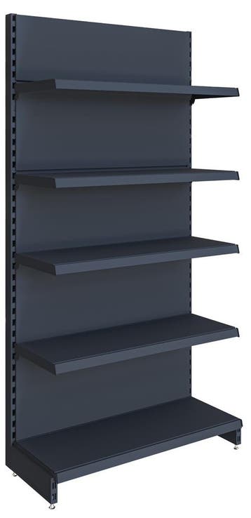 Tego wandstelling H211 x B100 x D47 cm - 5 schappen, Nieuw in verpakking, Stelling