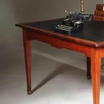 Hollandse 18e eeuwse werktafel Louis Seize ingelegd met wasd, Antiek en Kunst, Antiek | Meubels | Tafels, Ophalen of Verzenden