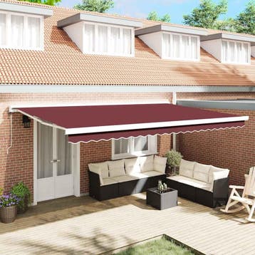 vidaXL Luifel automatisch uittrekbaar 500x300 cm, Verzenden, Nieuw
