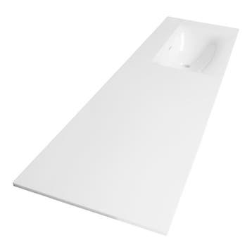Brauer Glacier Wastafel Asymmetrisch - 160 cm - met 1, Ophalen of Verzenden, Nieuw
