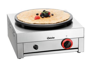 Bartscher Crêpe-bakplaat 1CP400G | Gas | Ø 40cm | 450x500x25, Ophalen of Verzenden, Nieuw in verpakking