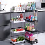 Smal Opbergrek op Wielen – 3/4 Lagen voor Badkamer &amp; Keuken, Verzenden, Nieuw