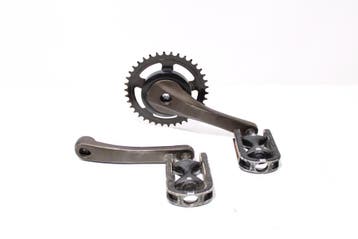 Cranks, trappers en tandwiel | VanDijck Aphrodite, Gebruikt, Crankstel of Pedalen