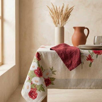 AA152 - Vivace Gobelin-tafelkleed klaprozen en margrieten -