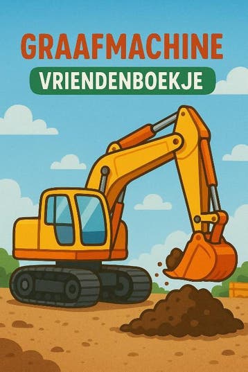 Graafmachines Vriendenboekje | Andries B.V. | Nieuw, Boeken, Ophalen of Verzenden, Nieuw, Andries B.V.