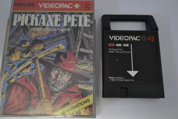 Pickaxe Pete (VIDEOPAC 43), Spelcomputers en Games, Spelcomputers | Overige, Verzenden, Zo goed als nieuw