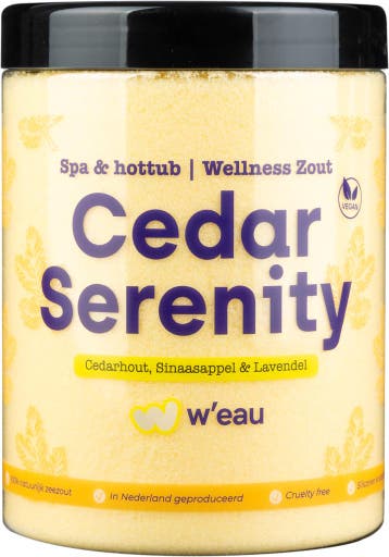 Weau badzout - Cedar Serenity - 1250 gram, Verzenden, Nieuw