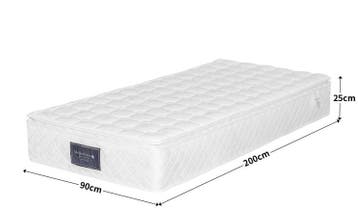Veerkernmatras 90x200, 140x200, 160x200 cm – Ademend en Alle, Verzenden, Nieuw