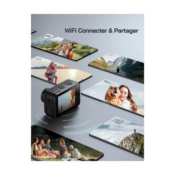 WOLFGANG Dual Color actiecamera 4K 60fps 24MP GA420 wifi..., Verzenden, Nieuw