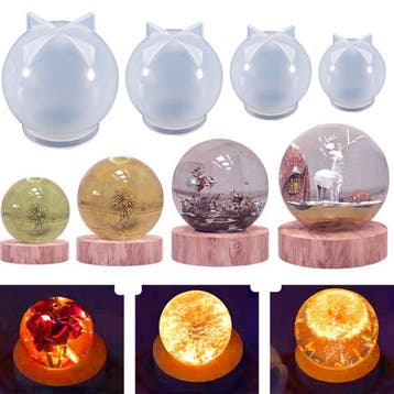 Siliconenmal Bol Bal Rond 50 mm / per stuk voor Epoxy Resin,, Ophalen of Verzenden, Nieuw