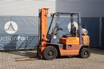 Veiling: Heftruck Toyota 42 5F GF 20 LPG 2500kg 3.0m 1989, Heftruck, Toyota, 2000 tot 3000 kg, Ophalen