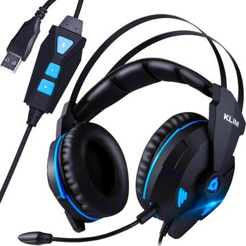 PC Gaming Headset | Afneembare Mic | 32% Korting, Computers en Software, Ophalen of Verzenden, Zo goed als nieuw, Over-ear, KLIM