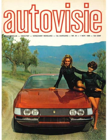 1968 AUTOVISIE MAGAZINE 44 NEDERLANDS, Nieuw, Author
