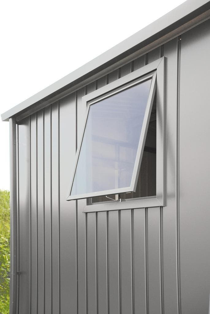 Biohort Raamelement Berging Zilver, Tuin en Terras, Bergingen en Tuinkasten