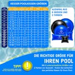 Zwembad kussen - Luchtkussen zwembad - 120x120 cm - Zwart -, Verzenden, Zo goed als nieuw