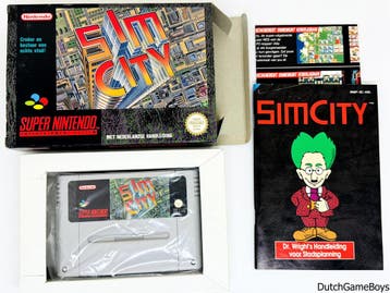 Super Nintendo / Snes - Sim City - HOL - VGC, Verzenden, Gebruikt