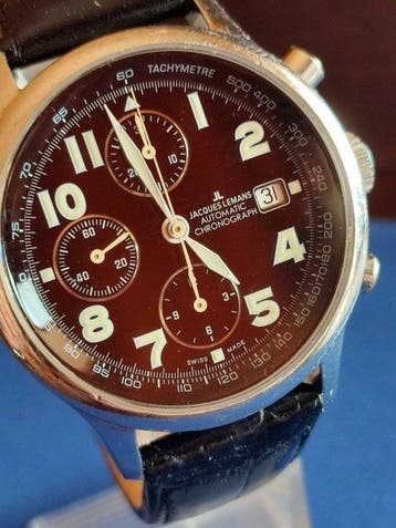 Jacques Lemans - Automatic Chronograph Date - Ref. 1-914 -, Nieuw