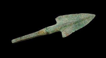 Bronstijd Brons Delta Arrowhead - 83 mm (Zonder, Antiek en Kunst