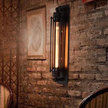 Retro Wandlamp Smeedijzer Industrieel LED, Verzenden, Nieuw
