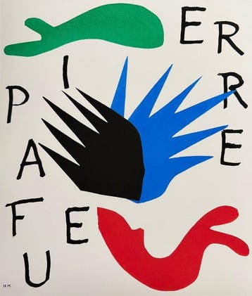 Henri Matisse (1869-1954) - “Pierre à feu, 1947”. Gesigneerd