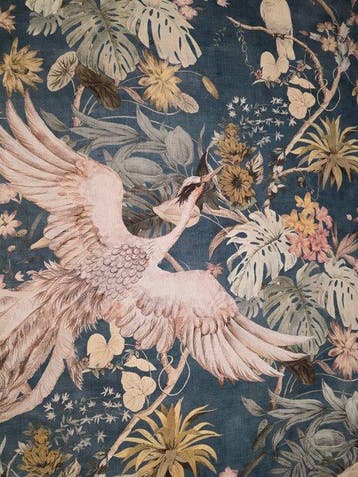 Stof Nieuwe Chinoiserie Imperial garden Birds – Limited