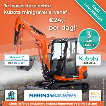 Kubota KX030-4 2026 (Al vanaf €40.150, snel leverbaar!), Ophalen of Verzenden, Graafmachine