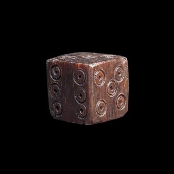 Oud-Romeins, Keizerrijk Been dobbelsteen - Ancient Roman