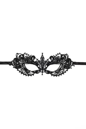KIMU® Masker Kant Zwart Kroon Gemaskerd Bal Kanten Sexy Ling, Ophalen of Verzenden, Nieuw, Carnaval