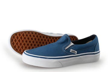 Vans Instappers Jongens in maat 35 Blauw, Kinderen en Baby's, Jongen of Meisje, Schoenen, Zo goed als nieuw, Vans