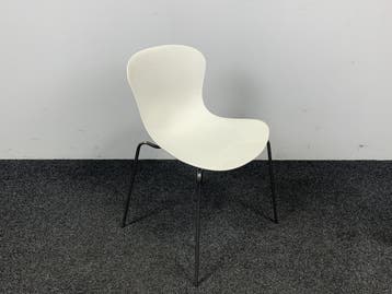 Fritz Hansen Stoel - Wit, Ophalen of Verzenden, Gebruikt