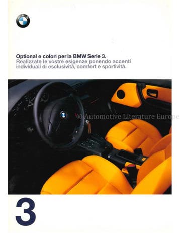 1997 BMW 3 SERIES SPECIAALUITVOERINGEN | KLEURENKAART, Boeken, Nieuw, BMW, Author