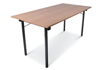 Inklapbare tafel recht | 180x80 | U-frame, Huis en Inrichting, Ophalen of Verzenden, Nieuw, Kunststof