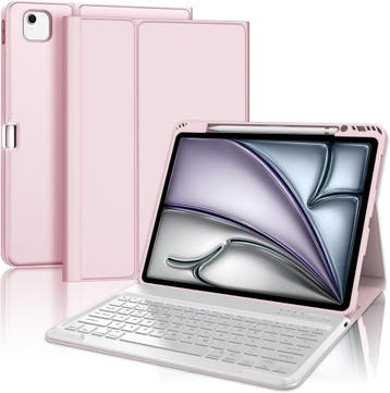 Bluetooth Toetsenbord iPad Air 13 - Roze | Laatste Stuk!, Computers en Software, Apple iPads, 13 inch of meer, Overige kleuren