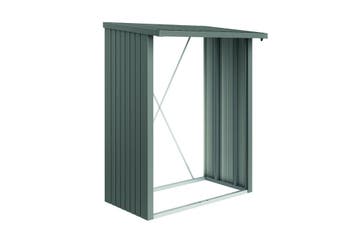 Biohort Houtopslag 150 Kwartsgrijs-Metallic 157 x 102 x 199, Nieuw