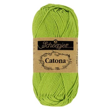 Scheepjes Catona 25g - 205 Kiwi - Haakgaren / Breigaren, Ophalen of Verzenden, Nieuw, Breien of Haken, Wol of Garen