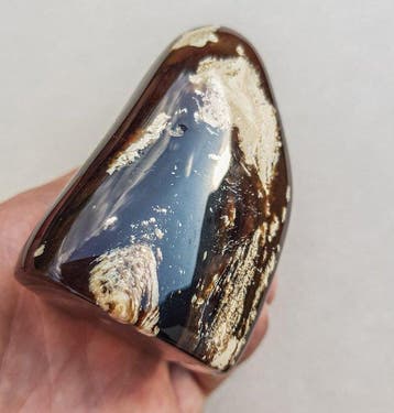 Amber - Barnsteen - HQ Freeform - 7.2 cm - 5.5 cm (Zonder