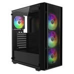 Gamdias Aura GC2 RGB Gaming Case Inclusief 550W Voeding -..., Computers en Software, Computerbehuizingen, Ophalen of Verzenden