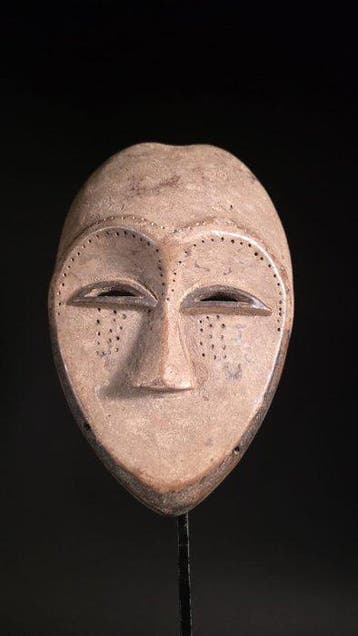 Houten masker - Lega - DR Congo (Zonder minimumprijs)