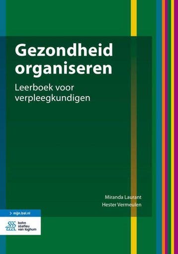 Boek Gezondheid organiseren 9789036821285, Verzenden, Zo goed als nieuw