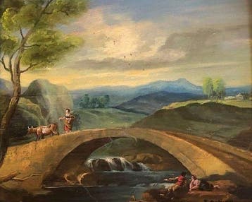 Friedrich Karl Joseph Simmler (1801-1872) - Arkadische, Antiek en Kunst