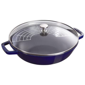 GGM Gastro | STAUB | SPECIALITIES - Wok met glazen deksel -, Huis en Inrichting, Keuken | Potten en Pannen, Verzenden, Nieuw