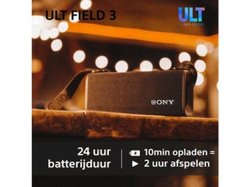 Sony -  Srsult30 Ult Field 3 Bluetooth-speaker  - Wit, Audio, Tv en Foto, Verzenden, Nieuw, Overige typen, Sony